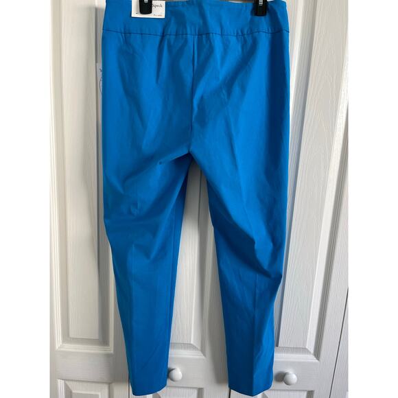 Peck & Peck Ava Blue Aster Ankle Pants Size 12 Tummy Control Slim Leg NWT - Picture 2 of 14